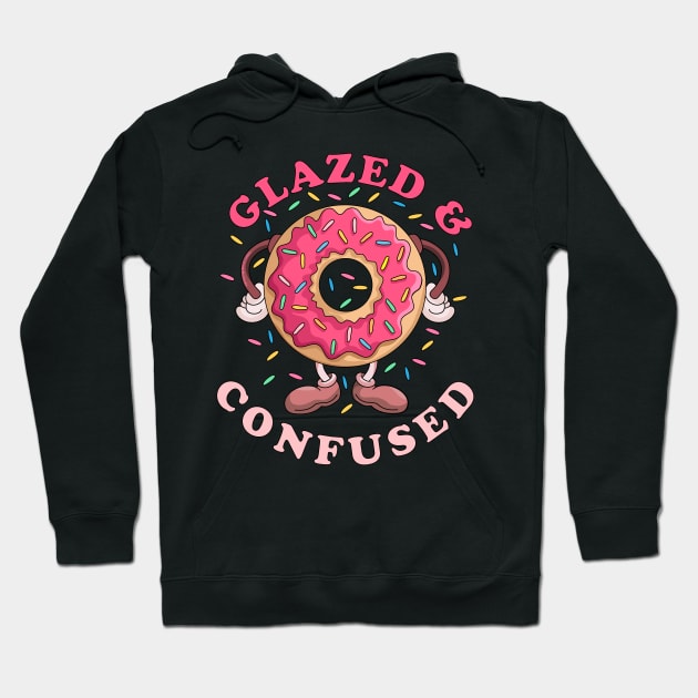 Donut Glazed and Confused Hoodie by OrangeMonkeyArt